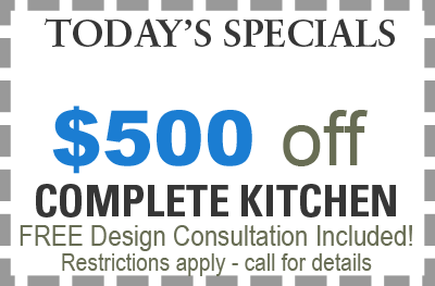 save $500 on kitchen remodeling in Chicago with Cabinet Pro